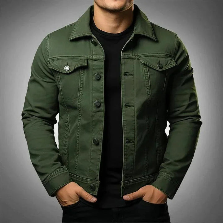 Men's Jacket | Tailored | Button-Down | Autumn - Green