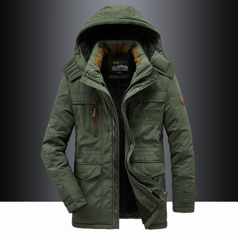 Men's Jacket | Tailored | Hood | Winter - Forest Green