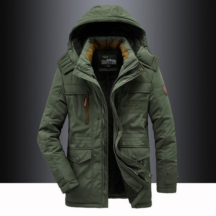 Men's Jacket | Tailored | Hood | Winter - Forest Green