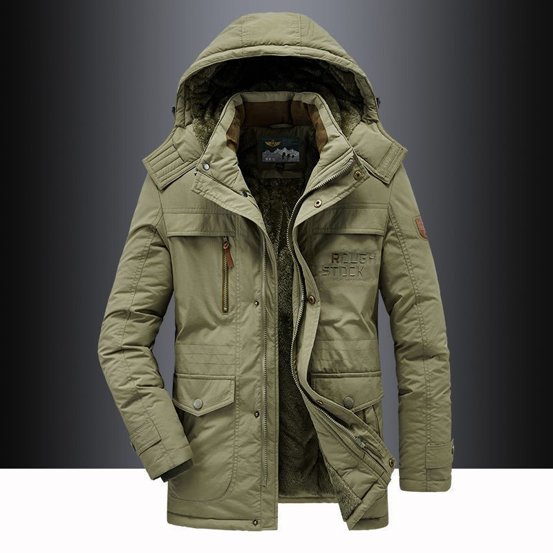 Men's Jacket | Tailored | Hood | Winter - Green