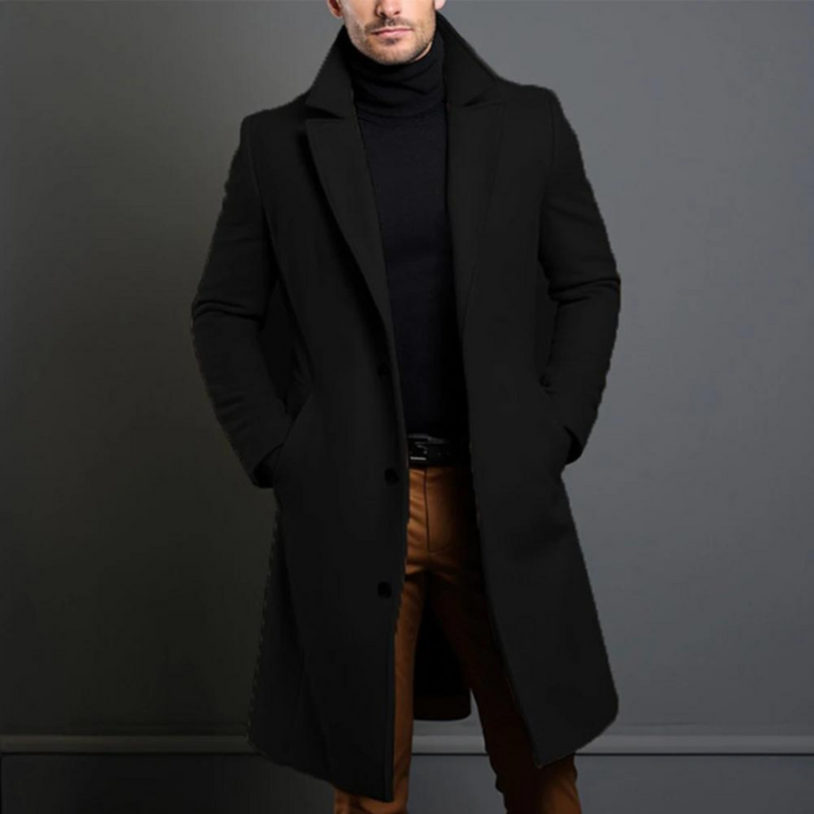 Men's Jacket | Tailored | Long Sleeve | Winter - Black