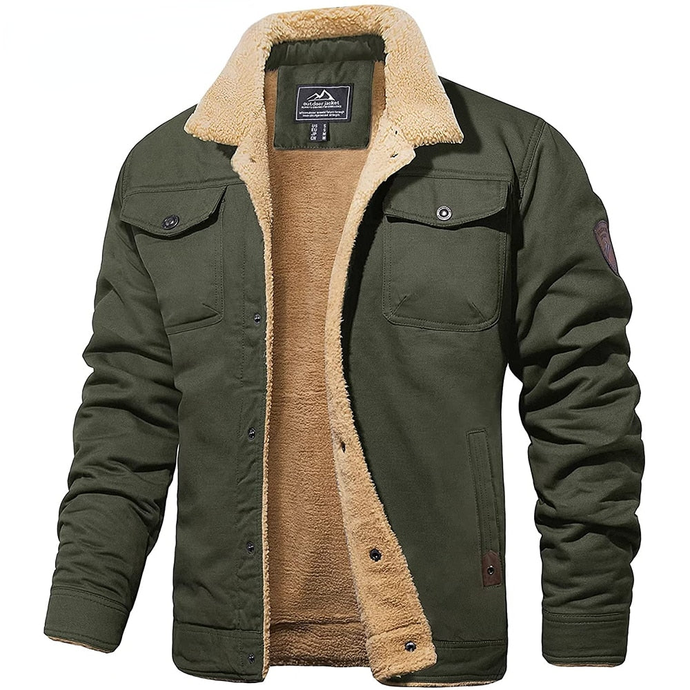 Men's Jacket | Tailored | With Hood | Autumn - Green