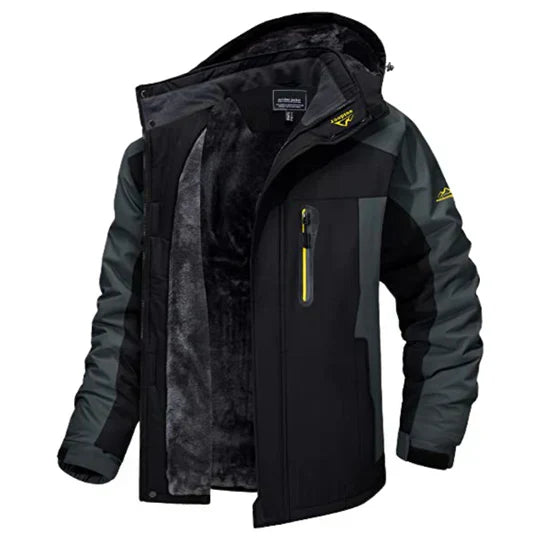 Men's Jacket | Waterproof | Hood | Winter - Black