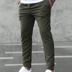 Men's Jogger Pants | Slim Fit | Spring - Army Green