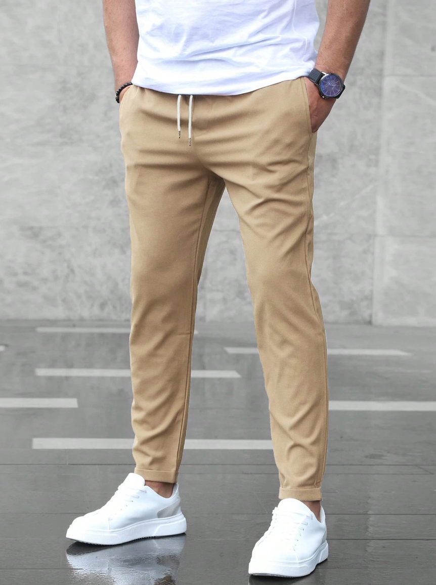Men's Jogger Pants | Slim Fit | Spring - Beige