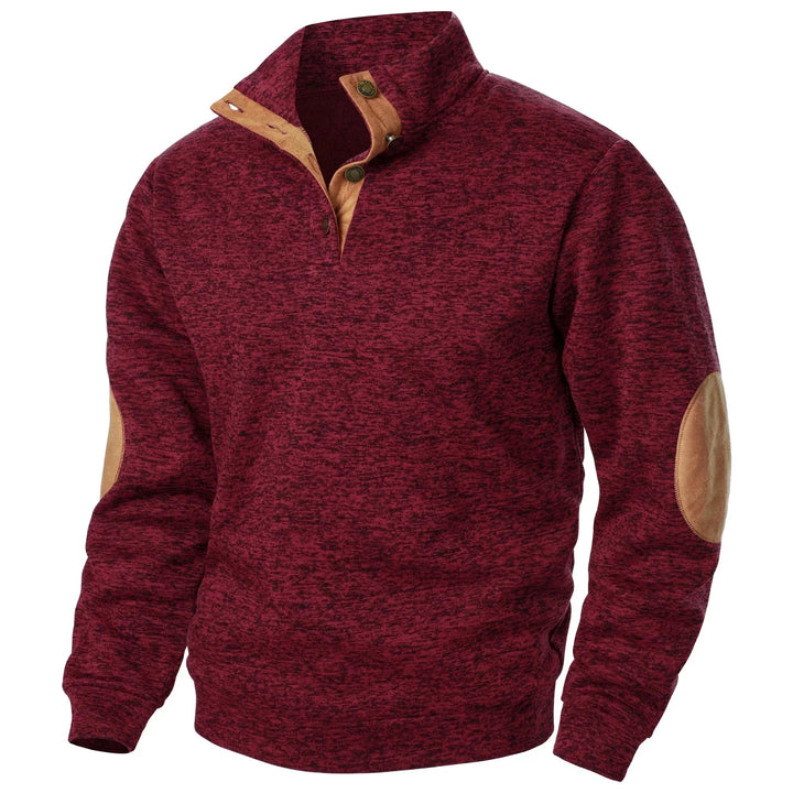 Men's Jumper | Slim Fit | Winter - Burgundy