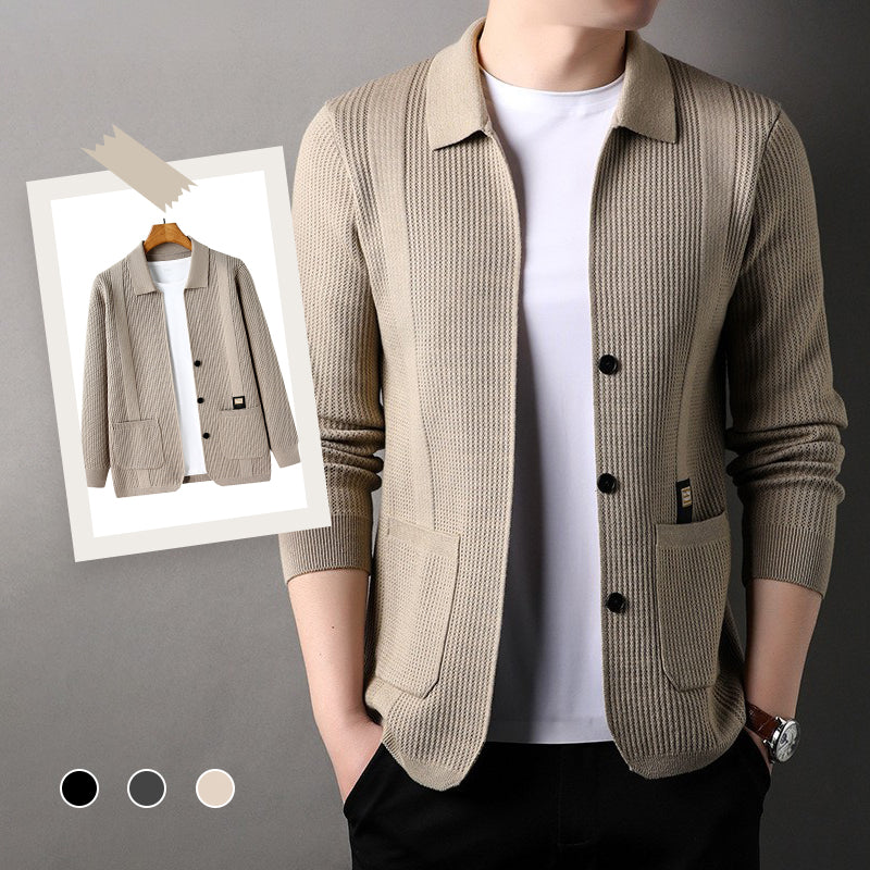 Men's Knit Blazer | Textured | Winter