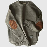 Men's Knitwear | Crew Neck | Long Sleeve | Winter - Gray