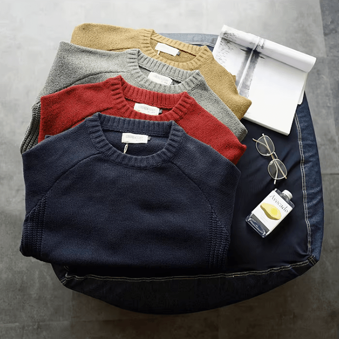 Men's Knitwear | Crew Neck | Long Sleeve | Winter
