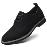 Men's Lace-Up Dress Shoes | Classic Design | Winter - Black