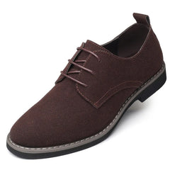 Men's Lace-Up Dress Shoes | Classic Design | Winter - Coffee