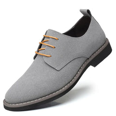 Men's Lace-Up Dress Shoes | Classic Design | Winter - Gray