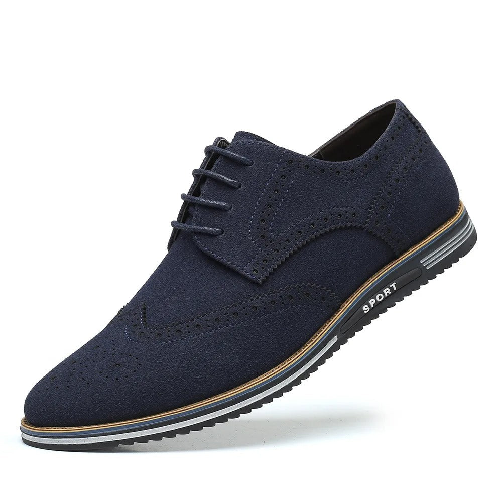 Men's Lace-Up Dress Shoes | Classic Design | Winter - Navy