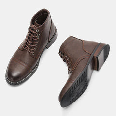 Men's Leather Boots | Lace-Up | Classic | Winter