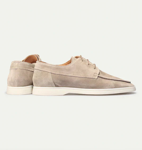 Men's Leather Loafers | Lace Detail | Autumn
