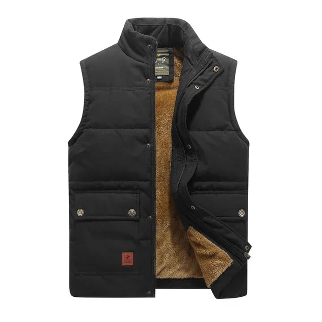 Men's Lightweight Quilted Vest - Warm & Versatile | Winter - Black