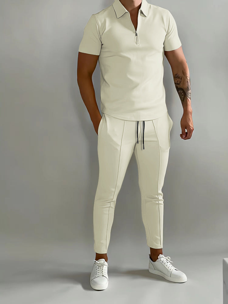 Men's Lightweight Training Suit - Urban Flex | Summer - Beige