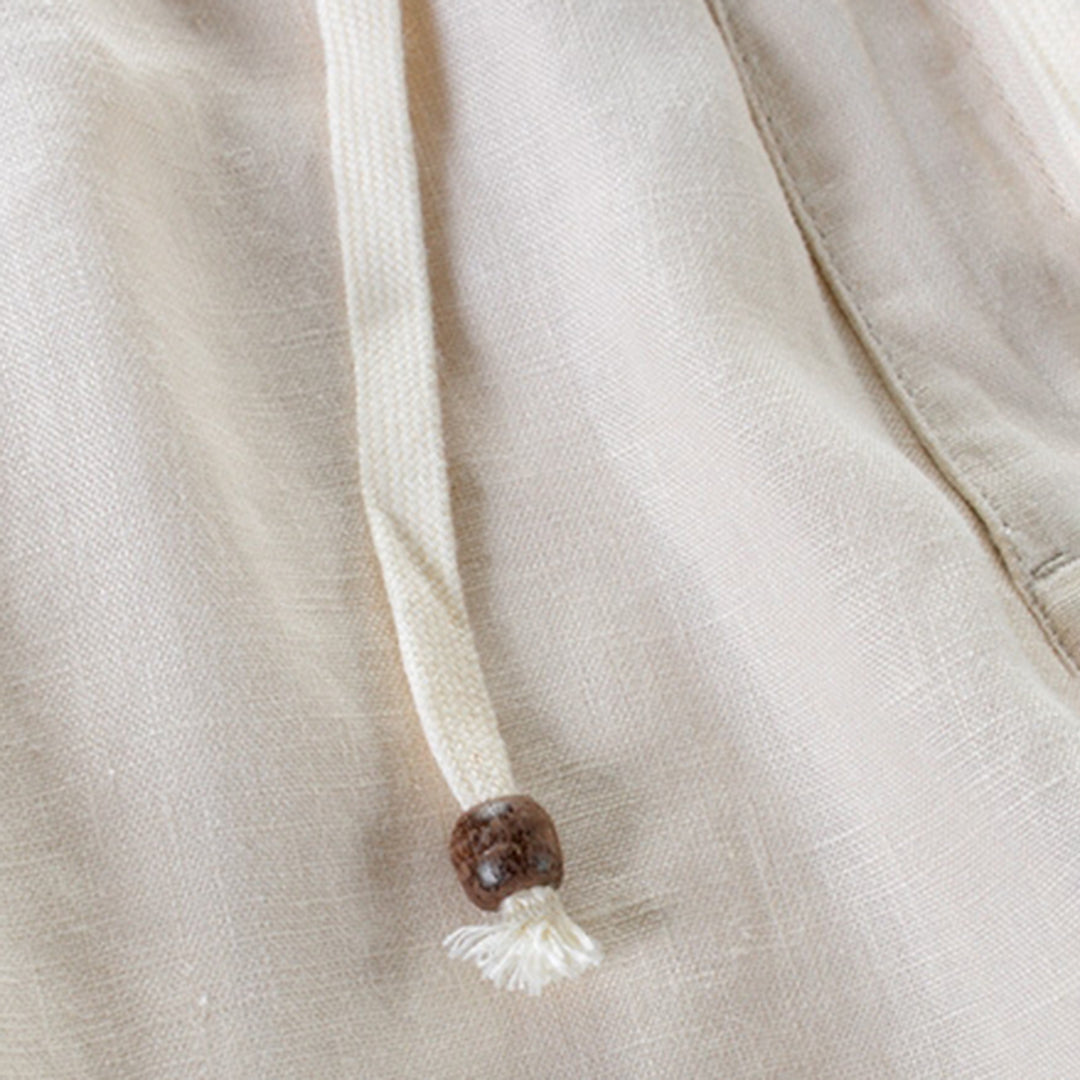 Men's Linen Look Pants | Relaxed Fit | Breathable | Summer