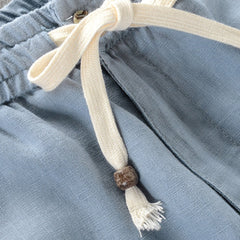 Men's Linen Look Pants | Relaxed Fit | Breathable | Summer