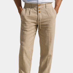 Men's Linen Pants - Breathable Summer Trousers