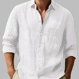 Men's Linen Shirt | Casual | Summer - White