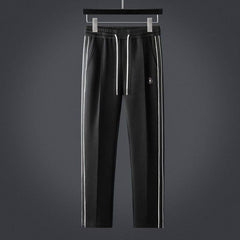 Men's Lycra Zip-Up Tracksuit Set - Athletic Two-Piece | Autumn