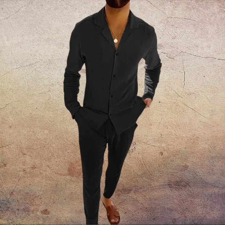 Men's Matching Set | Oversized | Summer - Black