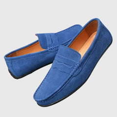 Men's Orthopedic Loafers - Slip-On Comfort | Autumn - Aqua Blue