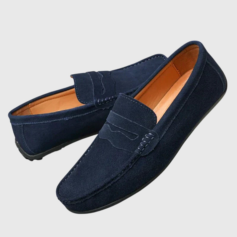 Men's Orthopedic Loafers - Slip-On Comfort | Autumn - Navy