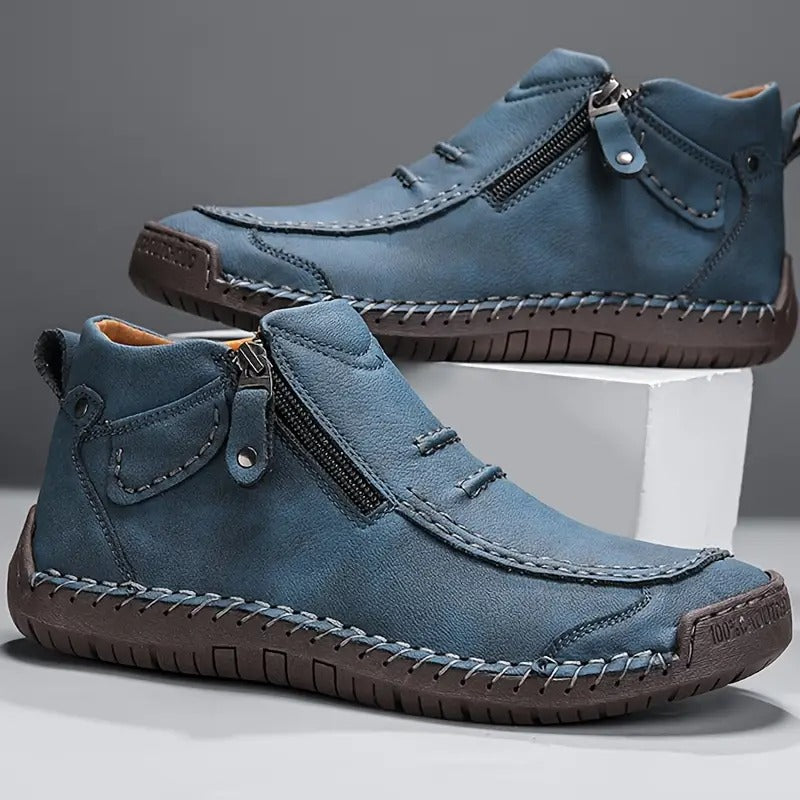 Men's Orthopedic Slip-On Shoes - Ergonomic Comfort | Autumn - Blue