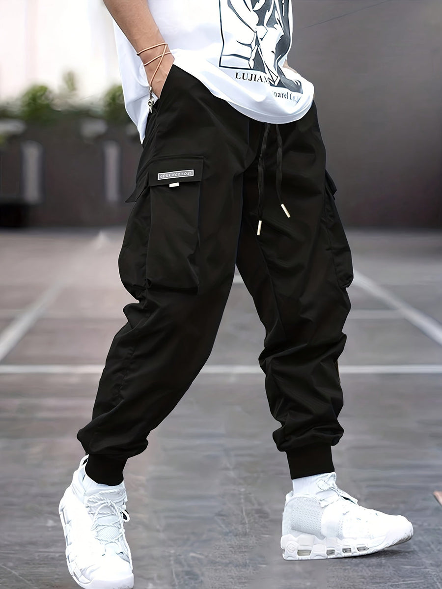 Men's Pants | Cargo | Easy Fit | Fall - Black