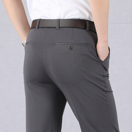 Men's Pants | Easy Fit | Stretch | Spring - Gray