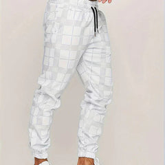 Men's Plaid Joggers | Modern Style | Autumn