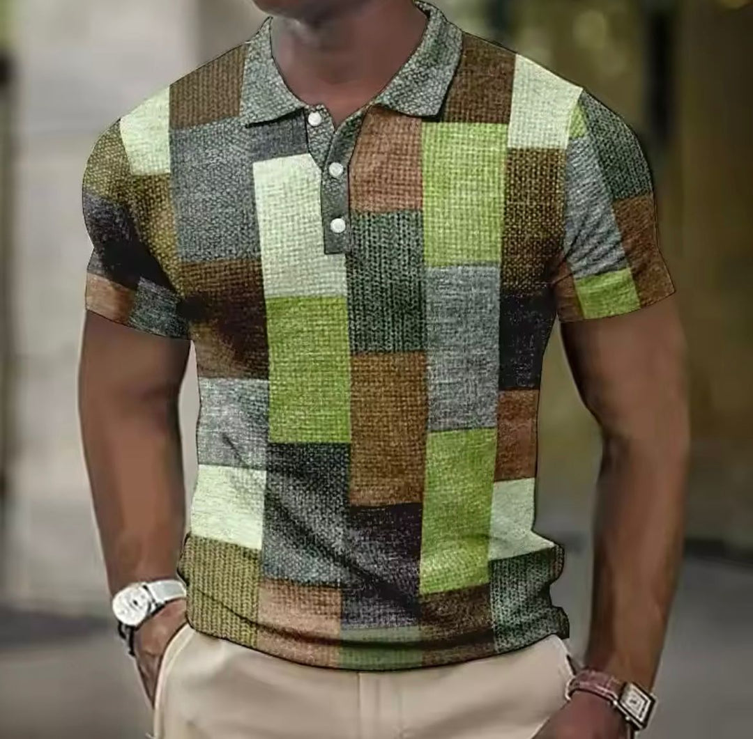 Men's Polo Shirt | Classic | Short Sleeve | Autumn - Green
