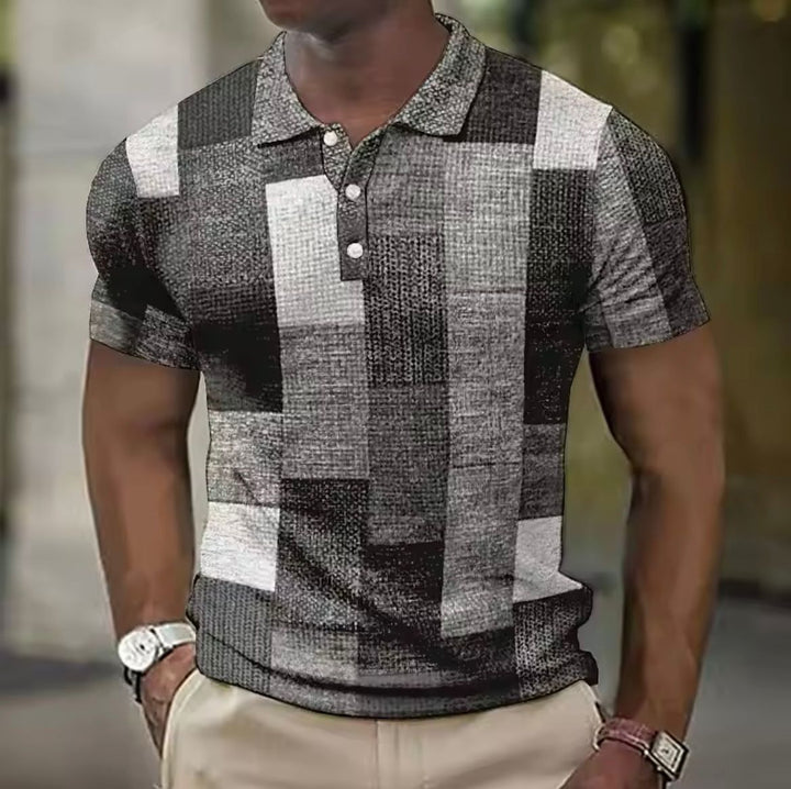 Men's Polo Shirt | Classic | Short Sleeve | Autumn - Grey