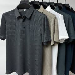Men's Polo Shirt | Knit Button-Up | Autumn