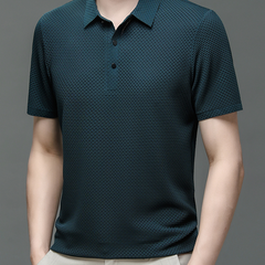 Men's Polo Shirt | Knit Button-Up | Autumn
