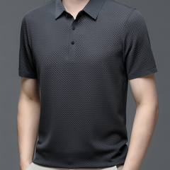 Men's Polo Shirt | Knit Button-Up | Autumn