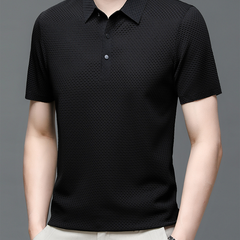 Men's Polo Shirt | Knit Button-Up | Autumn