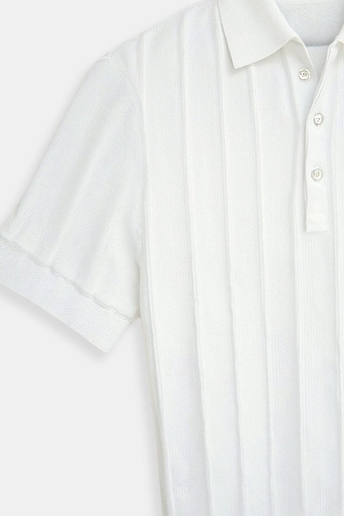 Men's Polo Shirt | Ribbed Trim | Versatile Fit | Summer
