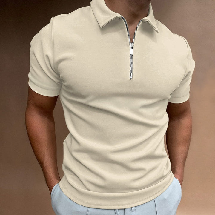Men's Polo Shirt | Short Sleeve | Summer - Beige