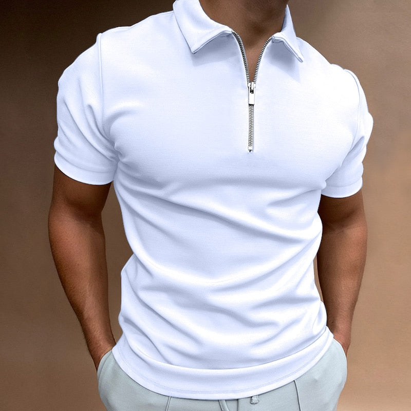 Men's Polo Shirt | Short Sleeve | Summer - White