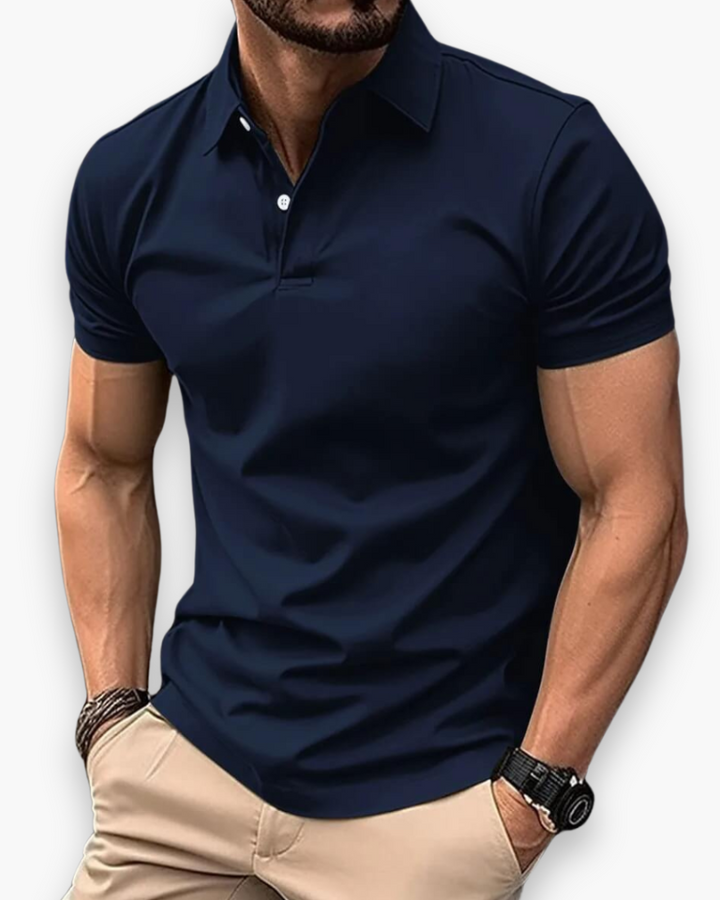 Men's Polo Shirt | Tailored Fit | Summer - Navy