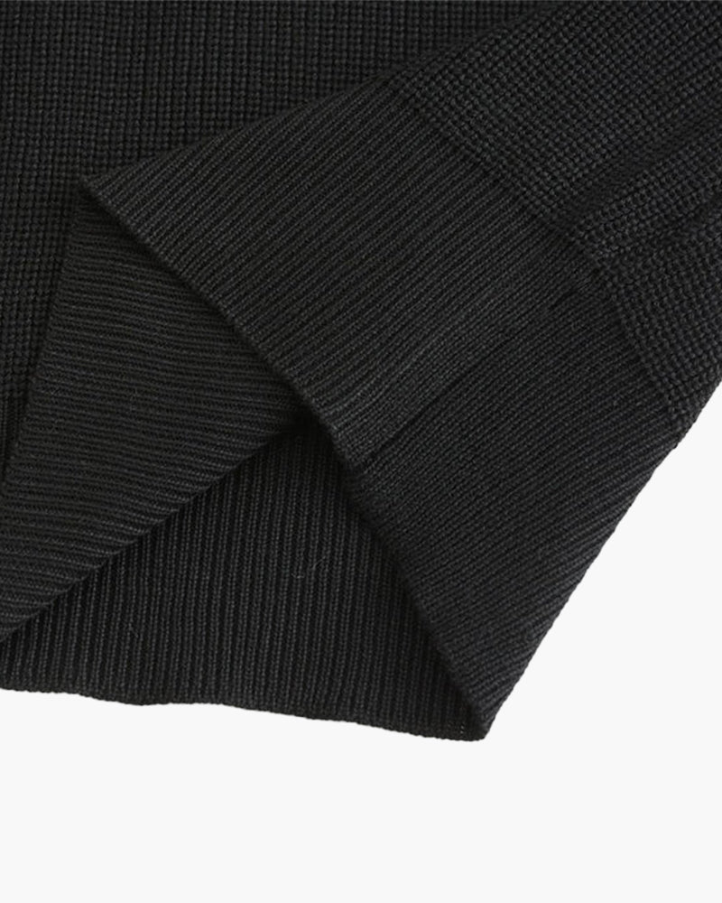 Men's Polo Sweater | Half Zip | Fine Knit | Autumn
