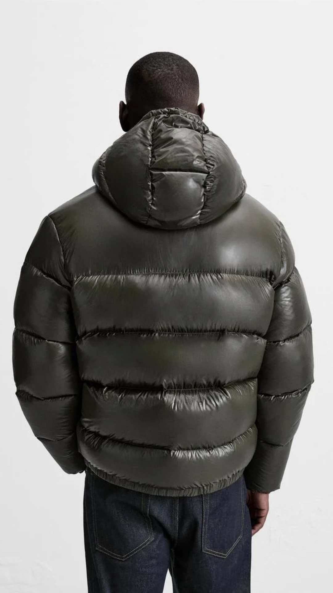 Men's Puffer Jacket | Quilted | With Hood | Winter