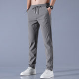 Men's Quick-Dry Stretch Pants - Lightweight Athletic Fit | Spring - Dark Grey