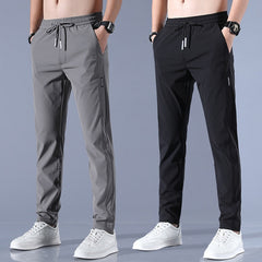 Men's Quick-Dry Stretch Pants - Lightweight Athletic Fit | Spring