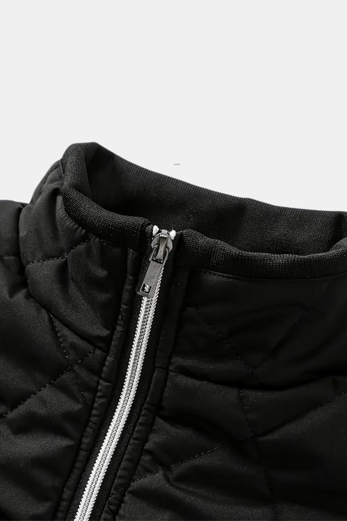 Men's Quilted Jacket | Diamond Pattern | Winter