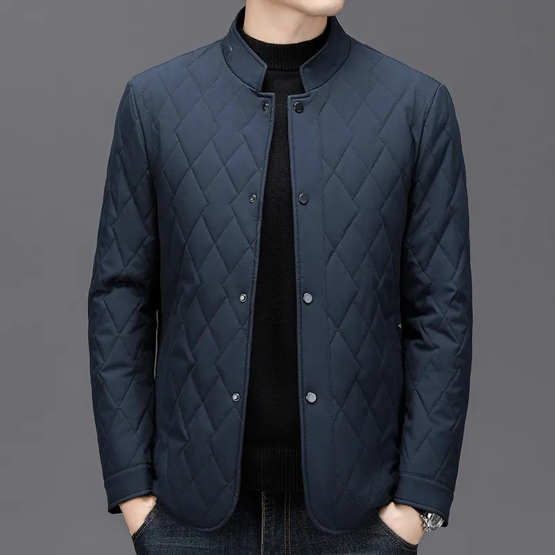 Men's Quilted Jacket | Navy | Winter