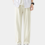 Men's Relaxed Fit Pants | Elastic Waist | Spring - Apricot